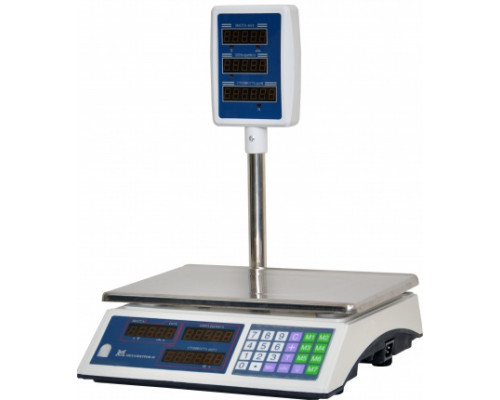 Весы ВР 4900-15-2Д-САБ 01 электронные торговые со стойкой до 15кг